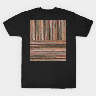 Vintage Audio VU db meter with Vinyl Records Collage Art T-Shirt